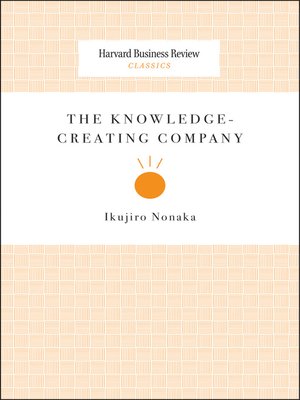 cover image of The Knowledge-Creating Company